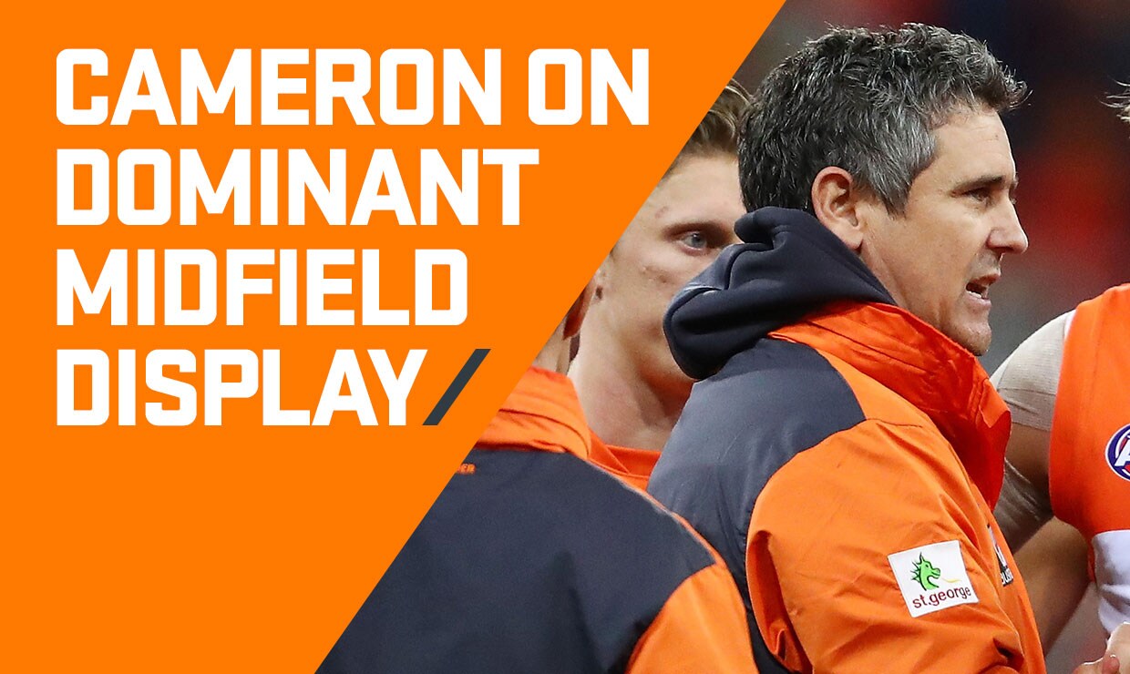 Cameron: Some of the Best Footy We've Played All Year