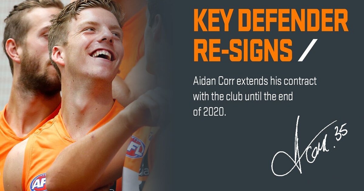 Aidan Corr Pens New Deal