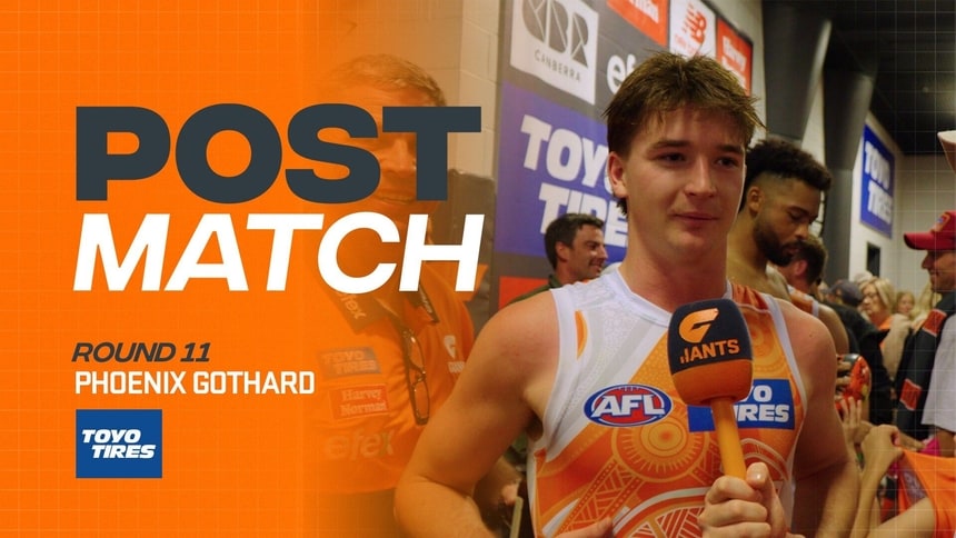 AFL R11 Post-Match: Phoenix Gothard
