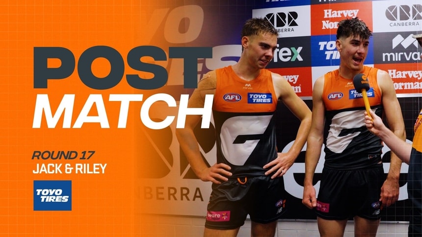 AFL R17 Post-Match: Jack Ough & Riley Hamilton