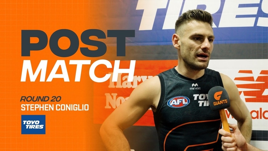 AFL R20 Post-Match: Stephen Coniglio