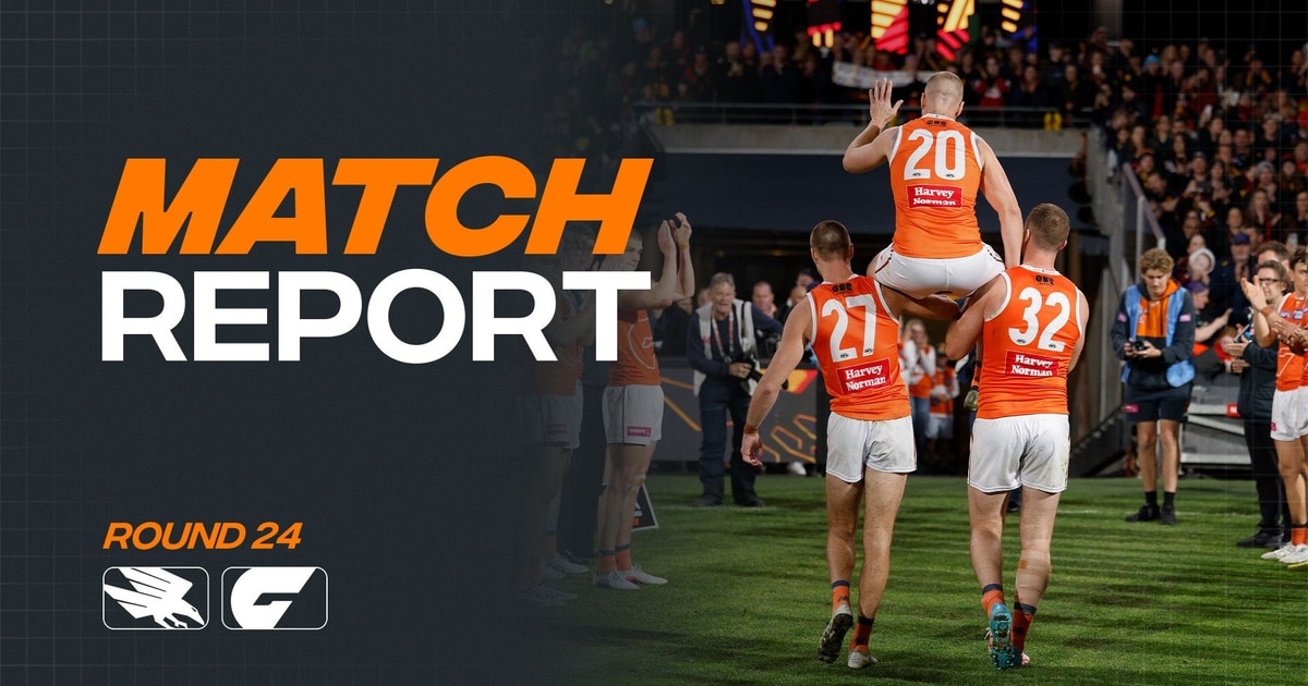 GIANTS Season Ends with Loss to Crows