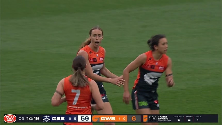 AFLW R9: Evans sent: Tarni's dashing double offers brief reprieve